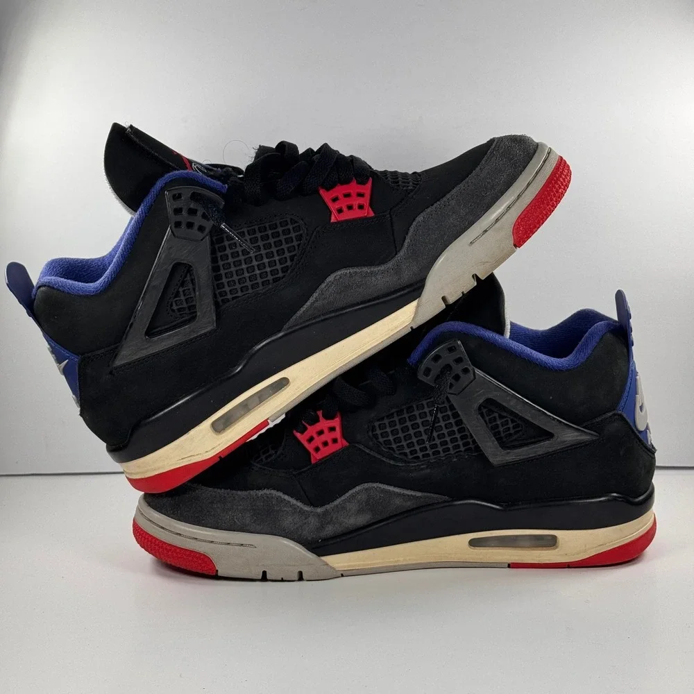 Air Jordan 4 Retro Rare Air Loyal Blue Black Red CQ9597-401 Mens Basketball Nike